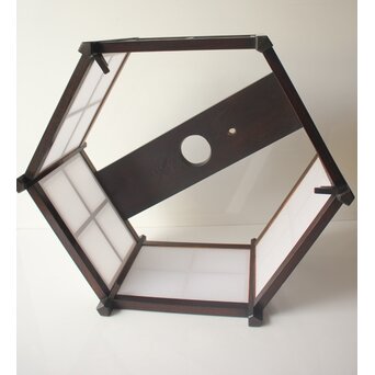 松本民芸家具か 六角ペンダント照明　A0569 