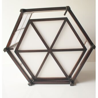 松本民芸家具か 六角ペンダント照明　A0569 