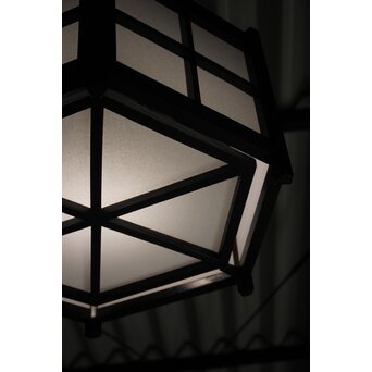 松本民芸家具か 六角ペンダント照明　A0569 