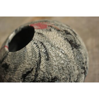 松井康成 象裂紋花瓶　P646 