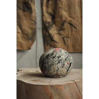 松井康成 象裂紋花瓶　P646 