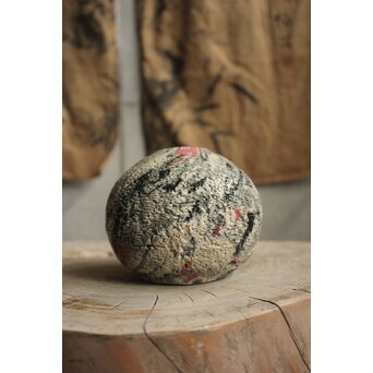 松井康成 象裂紋花瓶　P646 