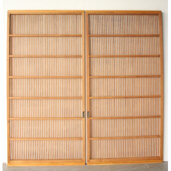 一貫格子戸 2枚1組　L1219 ウラ