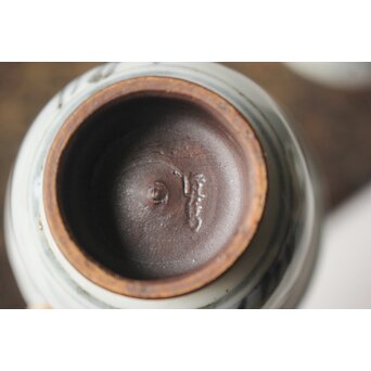 倣 安南意 真葛窯  二十四孝之画 急瓶 煎茶碗　P648 