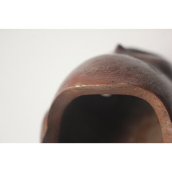 西村春湖 木兎 備前焼 香合　P649 