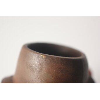 西村春湖 木兎 備前焼 香合　P649 