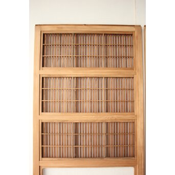 障子枠付 細身格子戸 4枚1組　L1221 