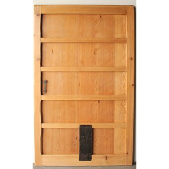 白木板蔵戸　W0261 ウラ