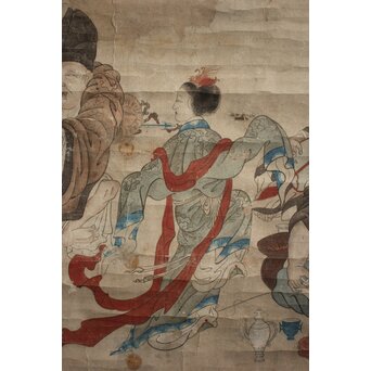 七福神図 紙本掛軸　Z946 