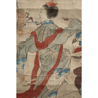 七福神図 紙本掛軸　Z946 