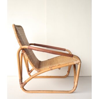 山川ラタン 籐肘掛椅子 2脚1組　T483 