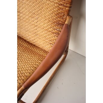 山川ラタン 籐肘掛椅子 2脚1組　T483 