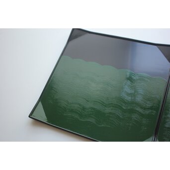 輪島塗 緑青海波文 膳 五客　Q410 