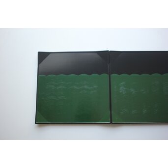 輪島塗 緑青海波文 膳 五客　Q410