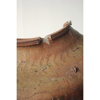 鎌倉期 常滑焼 大甕 破れ壺　P653 