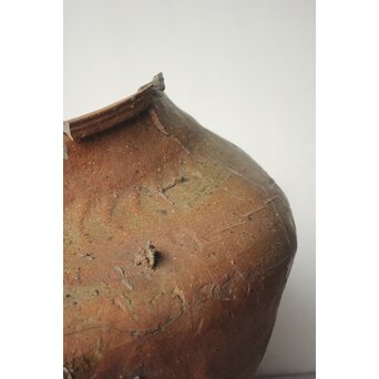 鎌倉期 常滑焼 大甕 破れ壺　P653 