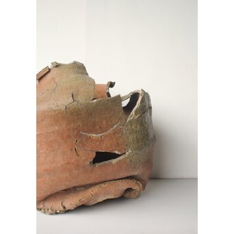 鎌倉期 常滑焼 大甕 破れ壺　P653 