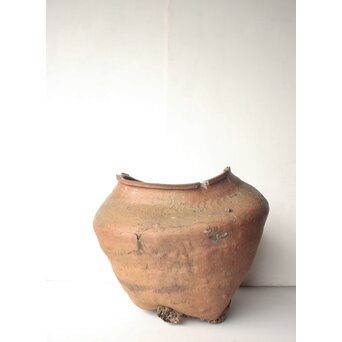 鎌倉期 常滑焼 大甕 破れ壺　P653