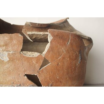 鎌倉期 常滑焼 大甕 破れ壺　P653 