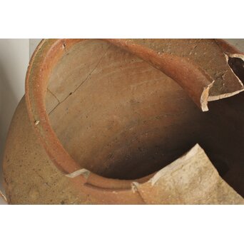 鎌倉期 常滑焼 大甕 破れ壺　P653 