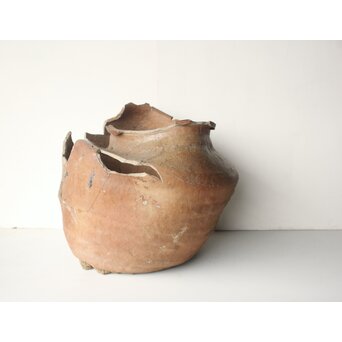 鎌倉期 常滑焼 大甕 破れ壺　P653 