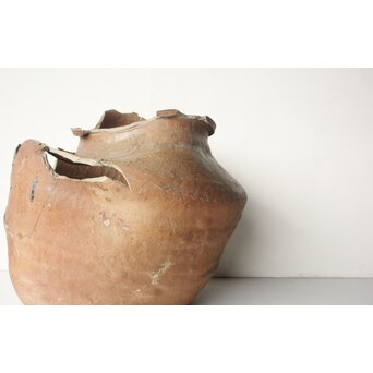 鎌倉期 常滑焼 大甕 破れ壺　P653 