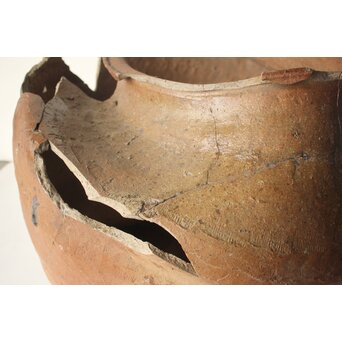 鎌倉期 常滑焼 大甕 破れ壺　P653 