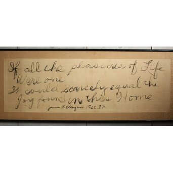 駐在アメリカ軍 書 calligraphy 扁額　Z960 