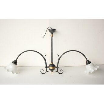 古手デザイン 2灯シャンデリア照明　A0573