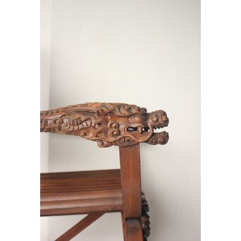 日光彫か ダンテスカチェア 装飾椅子　X651 