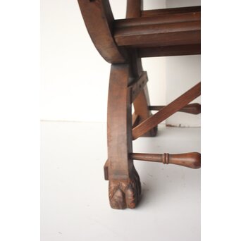 日光彫か ダンテスカチェア 装飾椅子　X651 