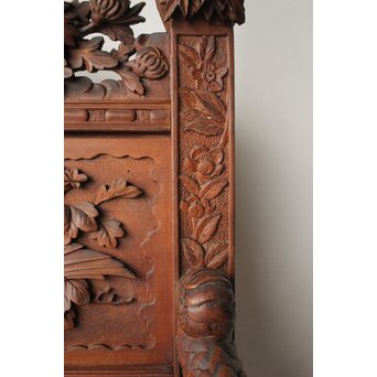 日光彫か ダンテスカチェア 装飾椅子　X651 