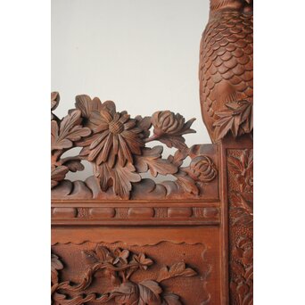 日光彫か ダンテスカチェア 装飾椅子　X651 