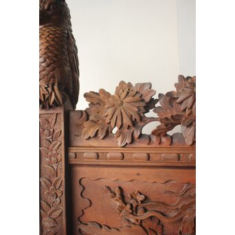 日光彫か ダンテスカチェア 装飾椅子　X651 