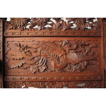 日光彫か ダンテスカチェア 装飾椅子　X651 