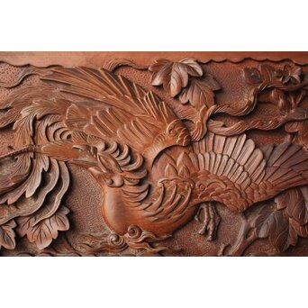 日光彫か ダンテスカチェア 装飾椅子　X651 