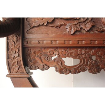 日光彫か ダンテスカチェア 装飾椅子　X651 