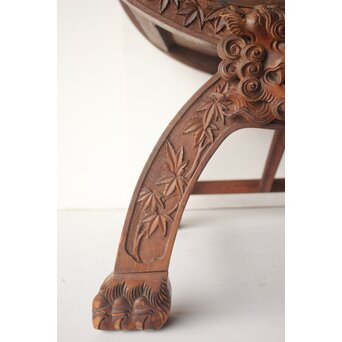 日光彫か ダンテスカチェア 装飾椅子　X651 