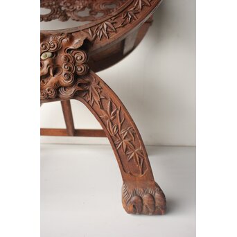 日光彫か ダンテスカチェア 装飾椅子　X651 