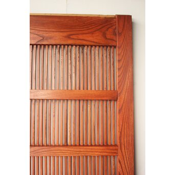 総欅 細格子蔵戸　W0270 