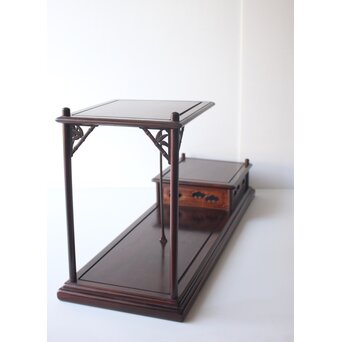 京都 洛凰 松田茂 唐木違棚　X652 