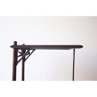 京都 洛凰 松田茂 唐木違棚　X652 