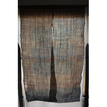 芹沢銈介 型染「徳不孤必有鄰」暖簾　Z965 