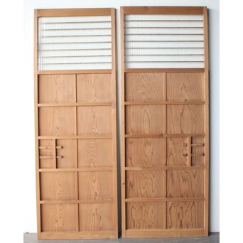 銀モールガラス雪隠戸 2枚1組　GD0360 ウラ