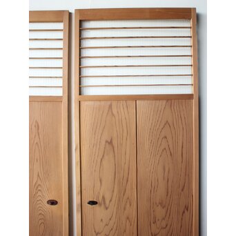 銀モールガラス雪隠戸 2枚1組　GD0360 