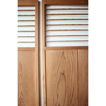 銀モールガラス雪隠戸 2枚1組　GD0360 