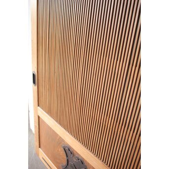 白木格子蔵戸　W0275 