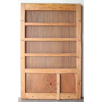 白木格子蔵戸　W0275 ウラ