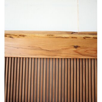 白木格子蔵戸　W0275 