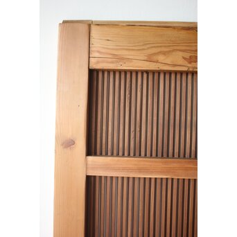 白木格子蔵戸　W0275 